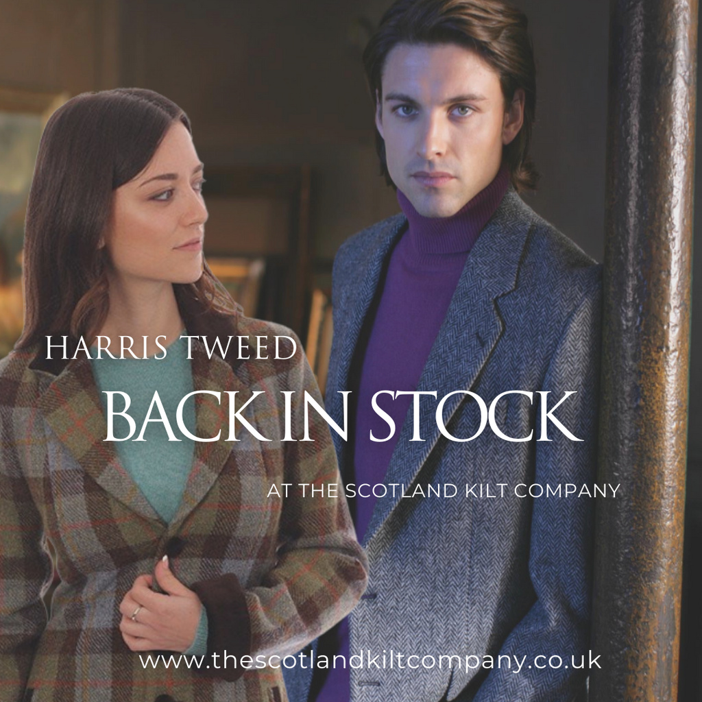 BACK IN STOCK HARRIS TWEED | Scotland Kilt Co