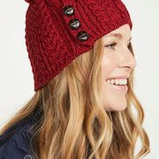 Women's Merino Wool Hat with Bobble by Aran Mills