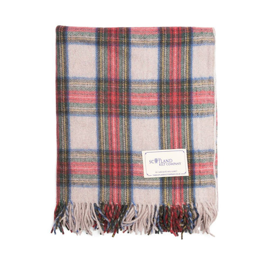 Wool Tartan Rug - Stewart Dress