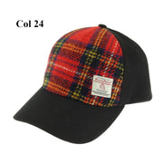 Unisex Baseball Cap with 100% Harris Tweed