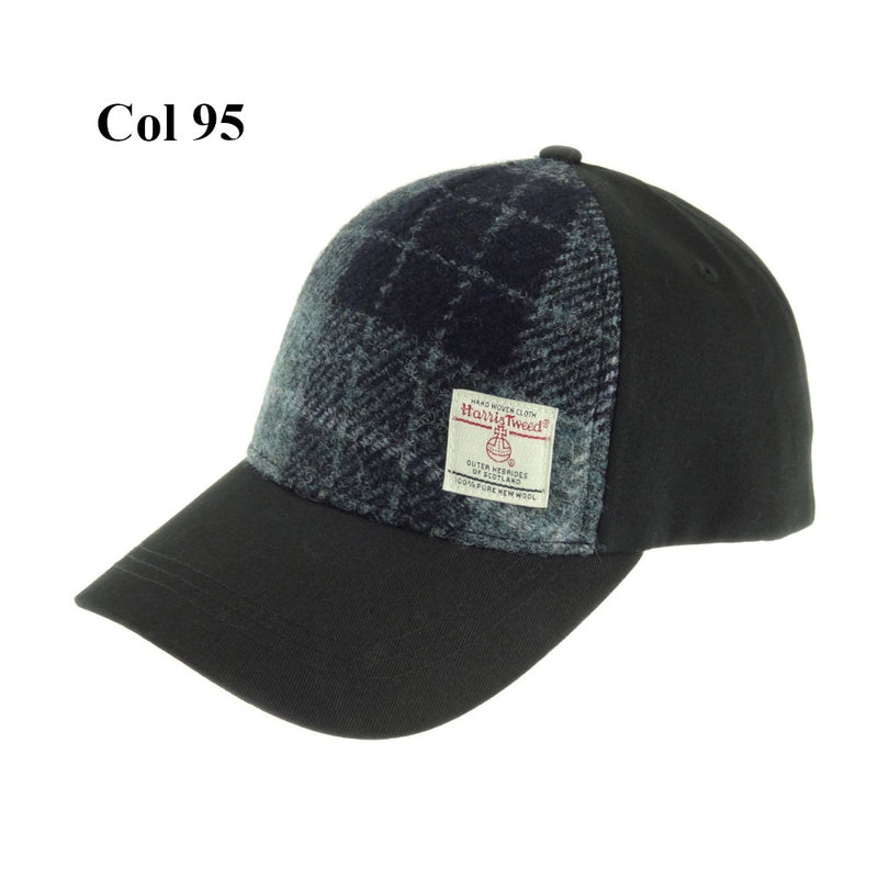 Unisex Baseball Cap with 100% Harris Tweed
