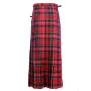 Clearance MTM Ladies Wool Kilt - MacPherson Red Modern - Waist 36 Length 37