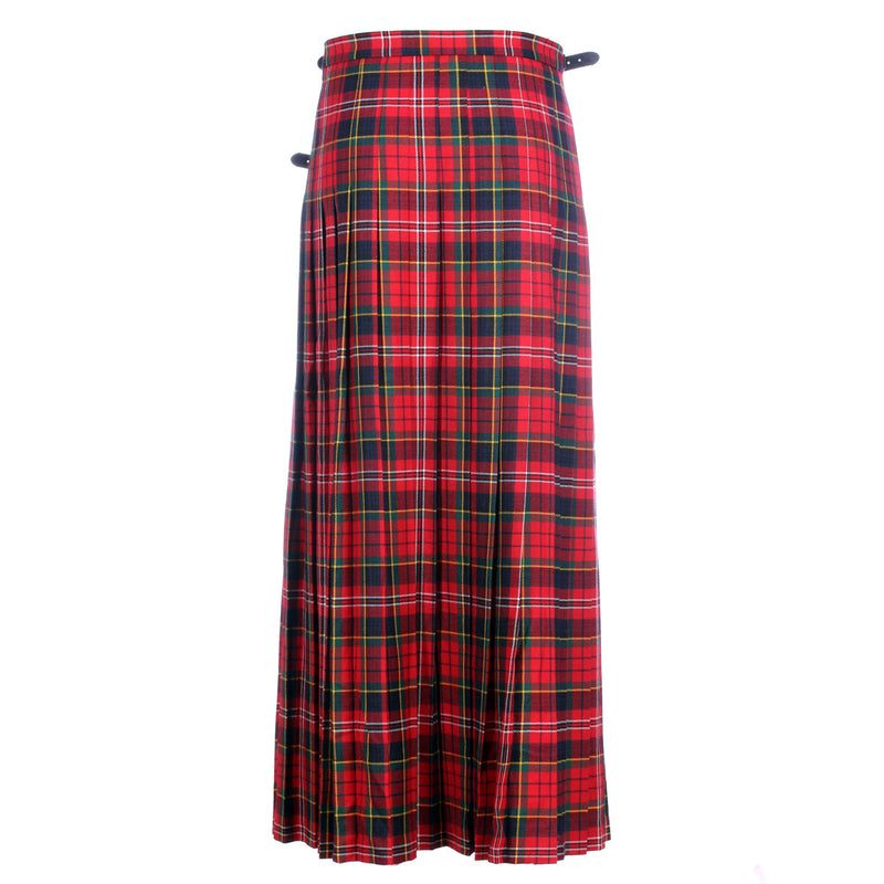 Clearance MTM Ladies Wool Kilt - MacPherson Red Modern - Waist 36 Length 37