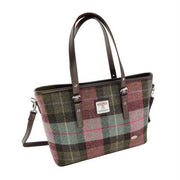 Harris Tweed Large Tote Bag with Shoulder Straps - Spey