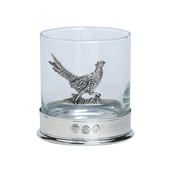 Whisky Glass - Pheasant Emblem