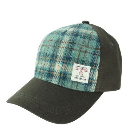 Unisex Baseball Cap with 100% Harris Tweed