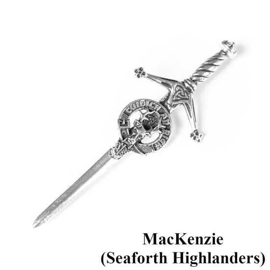 Clan Crest Kilt Pin - MacKenzie (Seaforth Highlanders)
