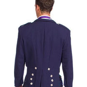 Navy Prince Charlie Jacket with 5 Button Vest - Made to Order