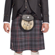 Men's 8 Yard Kilt - 13oz House of Edgar Mediumweight Wool Hebridean Heather - Made to Order