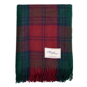Wool Tartan Blanket - 60'' x 70'' - Lindsay