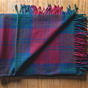 Wool Tartan Knee Blanket - 36'' x 59'' - Lindsay