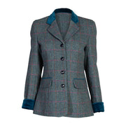 Women's Harris Tweed Jacket - Maggie - Blue/Green