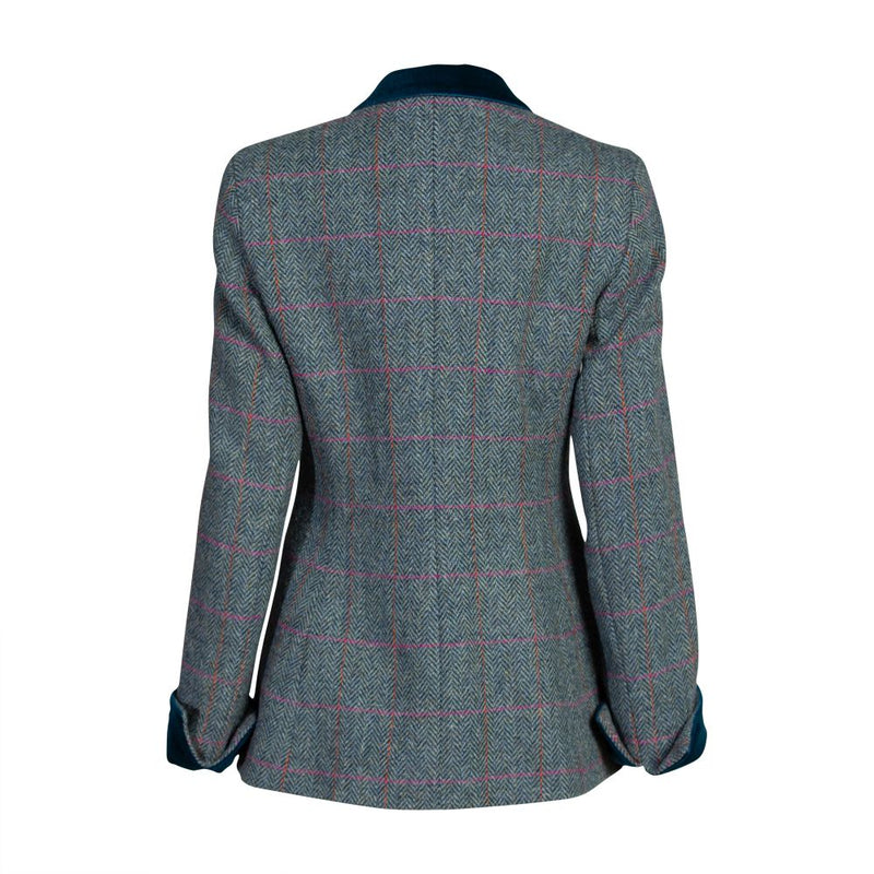 Women's Harris Tweed Jacket - Maggie - Blue/Green