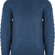 Mens Merino Wool Crew Neck Sweater by Aran Mills - 5 Colours