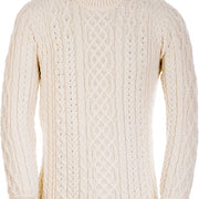 Men's Supersoft Merino Wool Roll Neck Sweater by Aran Mills - 4 Colours