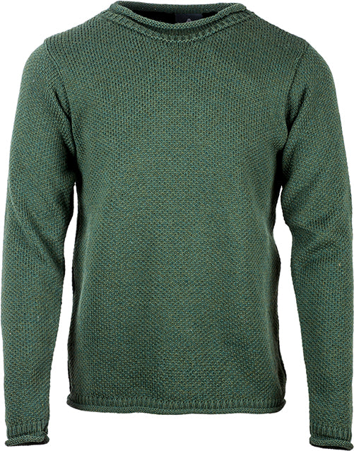 Men's Merino Wool Roll Neck Jumper by Aran Mills - 4 Colours