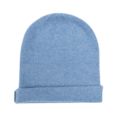 100% Cashmere Unisex Plain Beanie Hat by Isla Cashmere - 7 Colours
