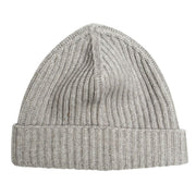 100% Cashmere Ribbed Unisex Beanie Hat by Isla Cashmere