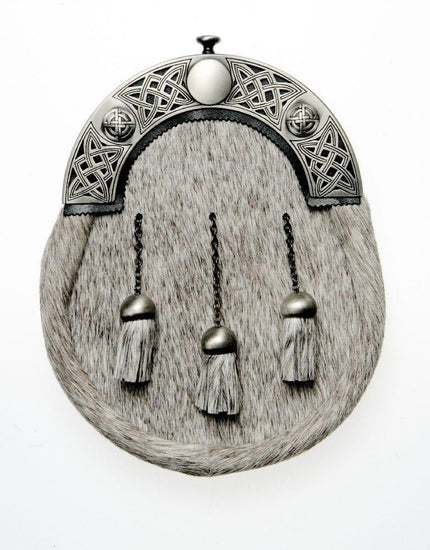 Full Dress Calfskin Antique Interlink Knot Sporran