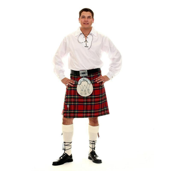 Full Casual Kilt Outfit, 10 Piece Package