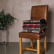 Wool Tartan Blanket - 60'' x 70'' - Lindsay