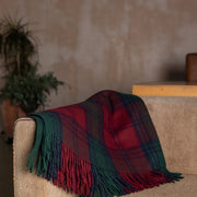 Wool Tartan Blanket - 60'' x 70'' - Lindsay