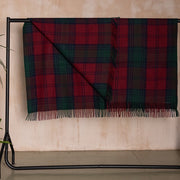 Wool Tartan Blanket - 60'' x 70'' - Lindsay