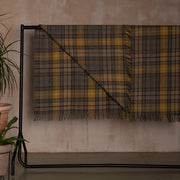 Wool Tartan Blanket - 60'' x 70'' - Buchanan Natural