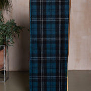 Wool Tartan Blanket - 60'' x 70'' - Ramsay Blue