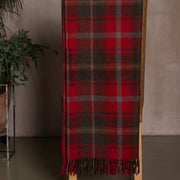 Wool Tartan Blanket - 60'' x 70'' - Dark Maple