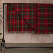 Wool Tartan Blanket - 60'' x 70'' - Dark Maple