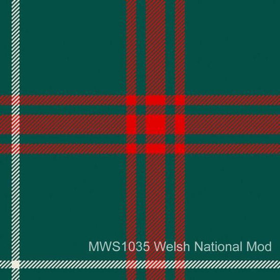 Men's 5 Yard Kilt - House of Edgar 13oz Mediumweight Wool - Welsh National - Made to Order