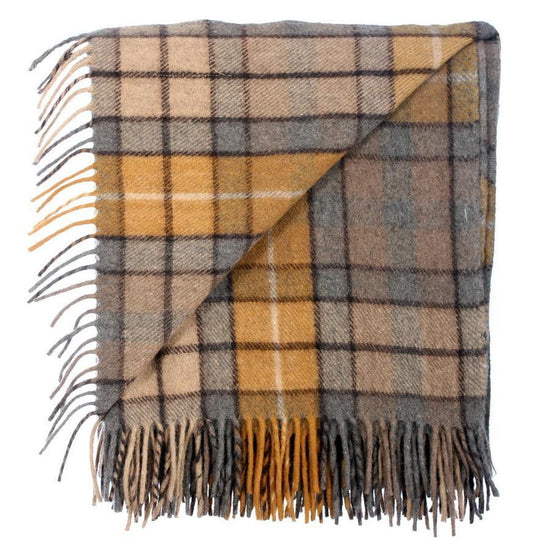 Wool Tartan Rug - Buchanan Natural