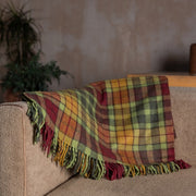 Scottish Tartan Autumn Buchanan throw blanket rug