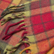 Scottish Buchanan Autumn Tartan Throw Blanket