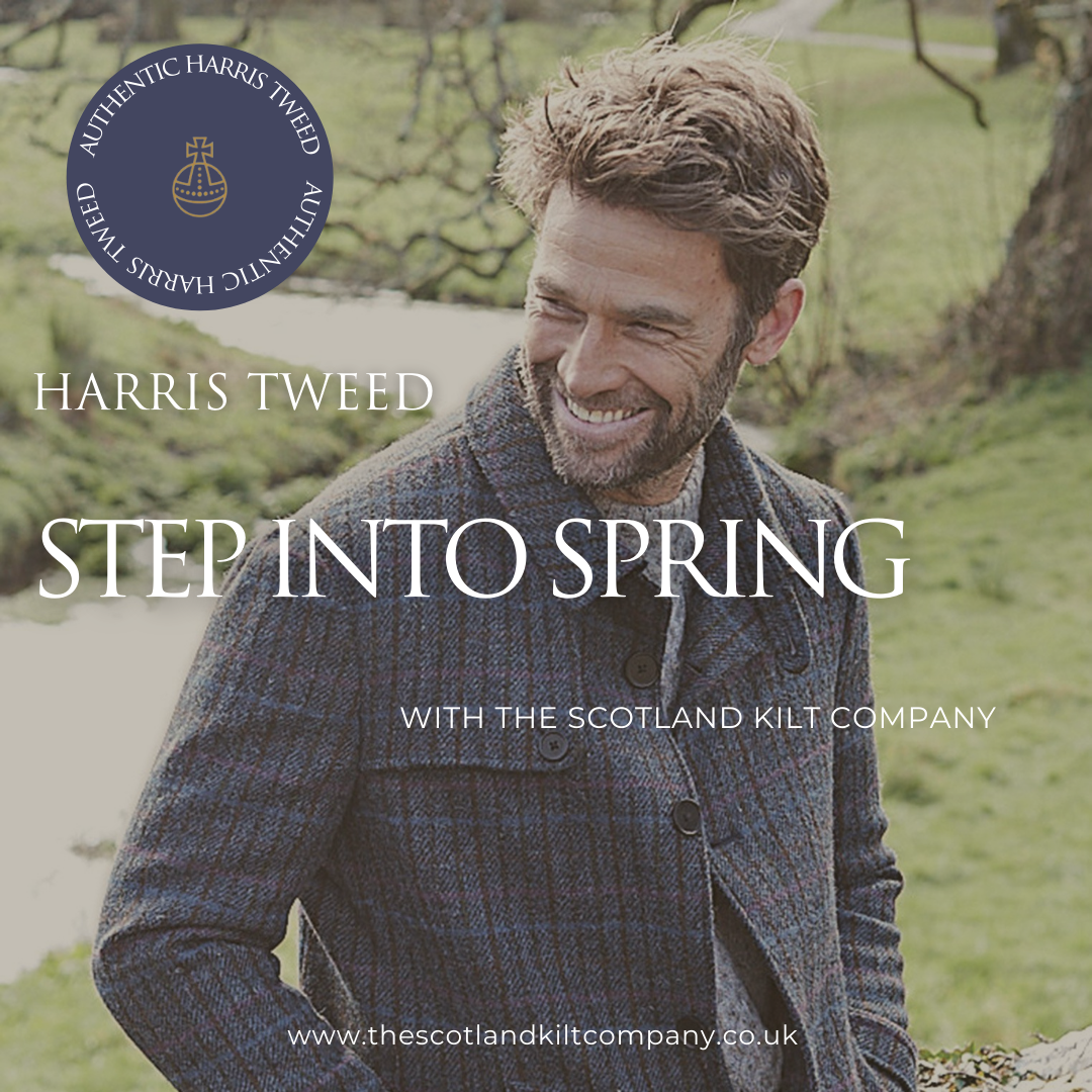 Step into Spring with Men's Harris Tweed