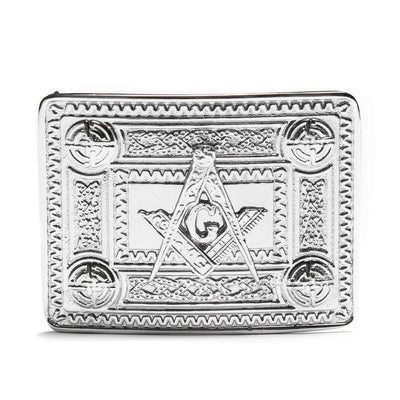Fibbia Per Cintura In Metallo Urban Backwoods - Celtic Cross X - 90x70mm, Adatta Per Cinture Fino A 4cm