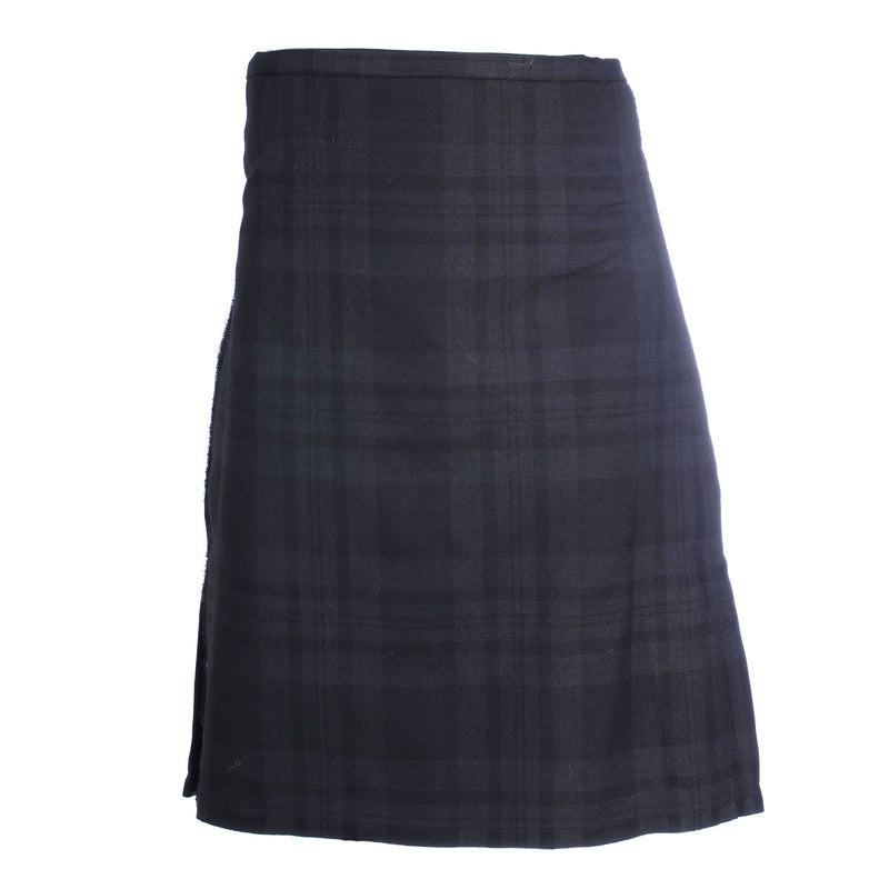 Clearance MTM Wool Kilt - 8 Yard - Black Isle - Waist 30 Length 24