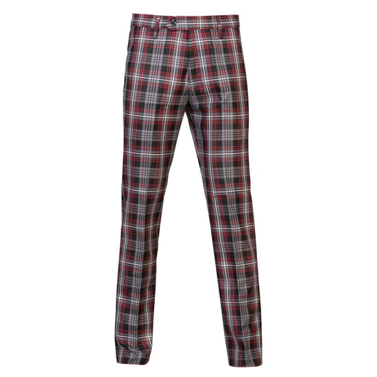 Instock Polyviscose Tartan Trousers - Auld Lang Syne