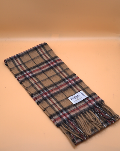 100% Lambswool Mini Tartan Scarf - 11 Colours