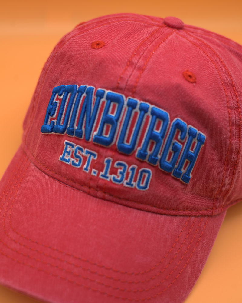 Unisex Edinburgh Cap - Red