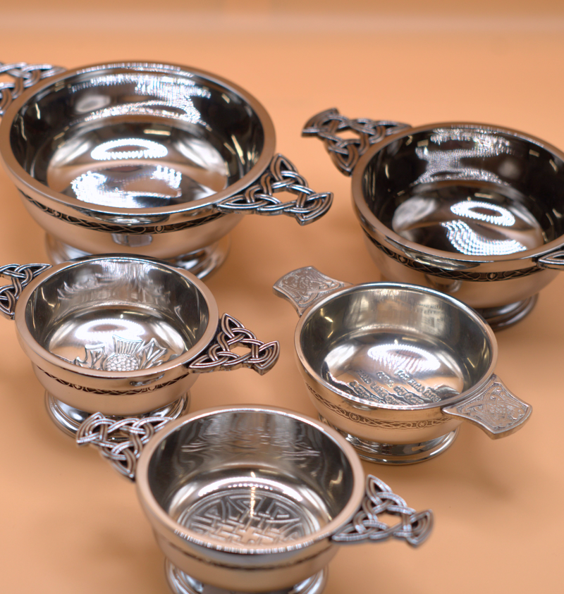 3'' Quaich Bowl - Celtic Knot Design