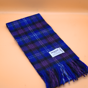 100% Lambswool Mini Tartan Scarf - 11 Colours