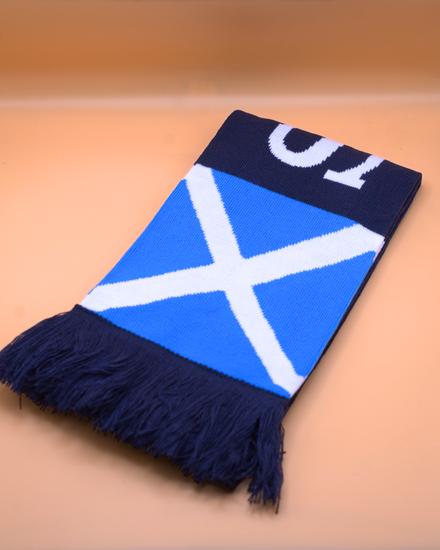 Scotland Scarf – Football and Rugby Fan Scarf with Saltire
