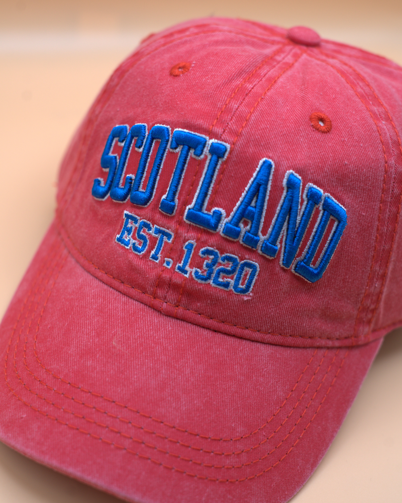 Unisex Scotland Cap - Red