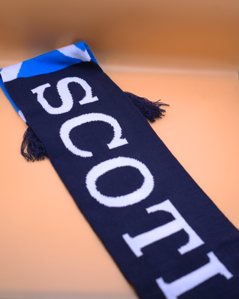 Scotland Scarf – Football and Rugby Fan Scarf with Saltire
