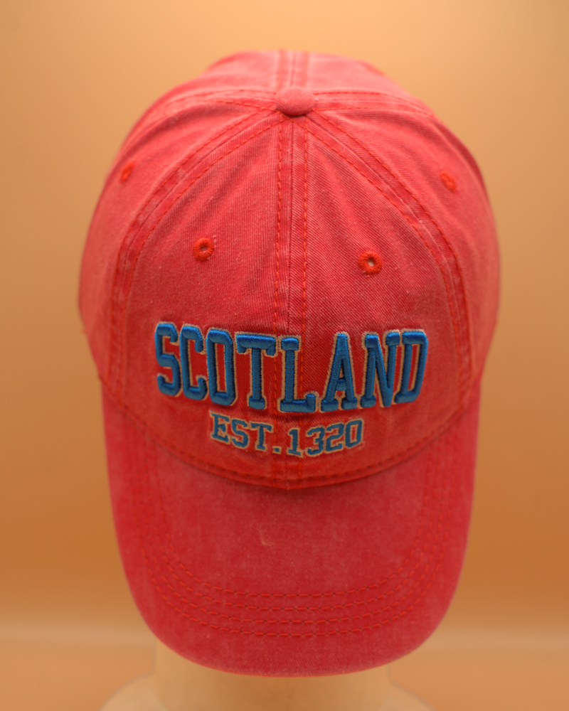 Unisex Scotland Cap - Red