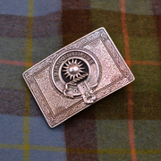 Clan Crested Pewter Buckle - Macleod of Lewis