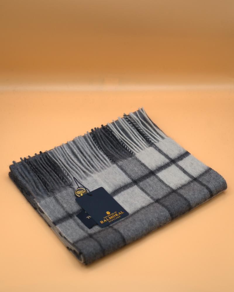 100% Cashmere Tartan Scarf by Balmoral
