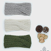 Ladies Supersoft Merino Wool Twist Design Headband by Aran Mills - 6 Colours